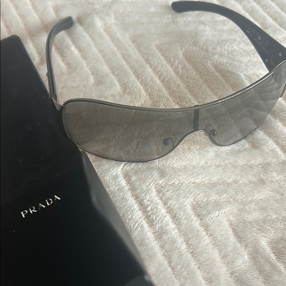 Prada black unisex sunglasses - Picture 2 of 3